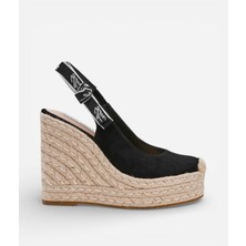 Steve Madden Demmi  Black Sued Kadın Siyah Sandalet Demmi