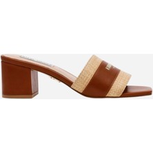 Steve Madden Knoxville Cognac Kadın Kahverengi Topuklu Terlik Knoxville Cognac