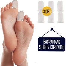 Turk 6 Adet Baş Parmak Için Silikon Koruyucu Nemere