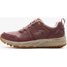 Skechers Escape Plan-Endless Pursuit Water Repellent Leather Memory Foam Womens Outdoor Shoes Su Tutmayan Hafızalı Taban Hakiki Deri Kadın Outdoor Ayakkabı Mor