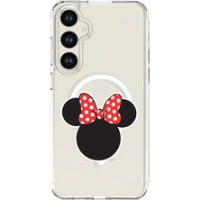 Adasena Samsung Galaxy A36 4g Uyumlu Magsafe Şarj Özellikli Şeffaf Baskılı Desenli Kılıf - Mouse Girl