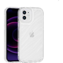 Fenza iPhone 11 Uyumlu Telefon Kılıfı Kamera Çıkıntılı Kabartmalı Parlak Desenli Darbe Emici Silikon Kılıf