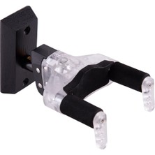Hercules HCGSP-38WBLT Kilitli Gitar Duvar Askısı (Siyah) Guitar Hanger