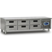 Dampak Cihaz Altı 6 Çekmeceli Buzdolabı 269 Litre 200 x 70 x 60 (Cm)
