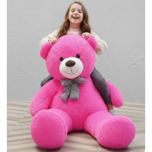 Sole Sevgiliye Özel- Papyonlu 140 cm Dev Boy Sevimli Peluş Koca Ayı - % 100 Yerli, Pelüş Ayıcık