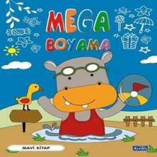 Nerm Mega Boyama Mavil Kitap