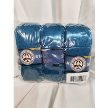 Ören Bayan Star Petrol Mavisi El Örgü Ipi (3 Adet) - Renk: 101