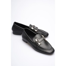 Trendella Kadın Siyah Şık Tokalı Günlük Ayakkabı TR27MS05A