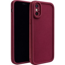 Fenza iPhone Xs Max Uyumlu Kamera Çıkıntılı Mat Silikon Telefon Kılıfı