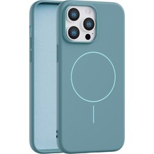 Fenza iPhone 13 Pro Uyumlu Içi Kadife Magsafe Wireless Şarz Özellikli Telefon Kılıfı