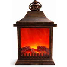 Dekoratif Ledli Şömine Lamba ALK4595