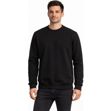 Classics Men Basic Bisiklet Yaka Relaxed Regular Erkek Sweatshirt - 7556