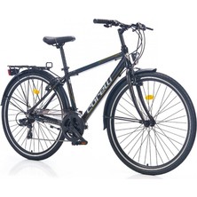 Corelli Nuptse M 46CM Mat Siyah Gri Şehir Bisikleti