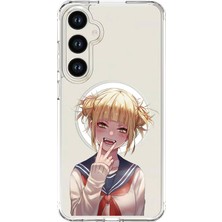 Adasena Samsung Galaxy A16 Uyumlu Magsafe Şarj Özellikli Şeffaf Baskılı Desenli Kılıf - Anime Toga