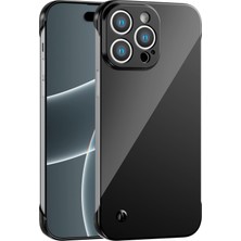 Fenza iPhone 13 Pro Uyumlu Kamera Korumalı Yanları Açık Sararmaz Sert Mika Şeffaf Kılıf