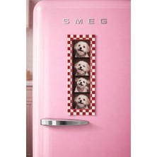 Keskatla Dama Desenli Kalp Detaylı Manyetik Vintage Fotoğraf Çerçevesi