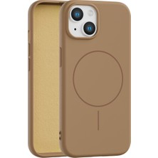 Fenza iPhone 14 Uyumlu Içi Kadife Magsafe Wireless Şarz Özellikli Telefon Kılıfı