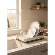 Minihome Bulaşıklık Tezgah Üstü Kurutmalık Tabaklık Bulaşık Sepeti Bulaşık Kurutma