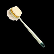 Tg Tek-İş Global Uzun Saplı Banyo Duş Fırçası Lifli Sırt Temizleme Fırçası Masaj Etkili Vücut Temizleme Fırçası