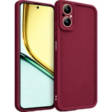 Fenza Realme C67 ve Realma 12 Lite  Uyumlu Kamera Çıkıntılı Mat Silikon Telefon Kılıfı