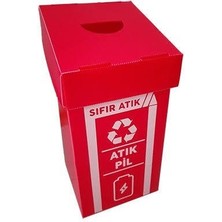 Tuncel Teknik 5 Adet Pil Atık Kolisi (Polikarbon)