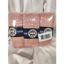 Ören Bayan Star Pudra Pembe El Örgü Ipi (3 Adet) - Renk: 001