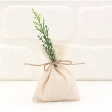 Bimotif Krem Ham Bez Çok Amaçlı Hediye ve Saklama Kesesi, 9X12 cm  5 Adet