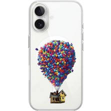 Adasena iPhone 17 Uyumlu Kablosuz Magsafe Şarj Özellikli Şeffaf Baskılı Desenli Kılıf - Uçurtma Ev