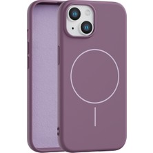 Fenza iPhone 15 Uyumlu Içi Kadife Magsafe Wireless Şarz Özellikli Telefon Kılıfı