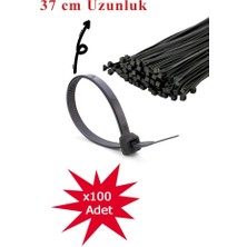 Rutter 3.6X370 mm Siyah Kablo Bağı 100’LÜ – Extra Dayanıklı Plastik Cırt Kelepçe RT-3108