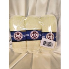 Ören Bayan Star Krem El Örgü Ipi (3 Adet) - Renk: 005