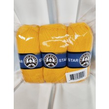 Ören Bayan Star Sarı El Örgü Ipi (3 Adet) - Renk: 029