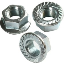 Altıköşe Flanşlı Somun M8 - 10 Adet