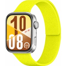 Nextron Huawei Watch Fit 3 / Fit 4 / Fit 4 Pro Uyumlu Deri Dokulu Yüksek Kaliteli Manyetik Silikon Kordon