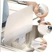 Bulut Lavabo Su Yağ Sıçratmaz Vantuzlu Plastik Önlük Koruyucu Mat