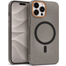 Fenza iPhone 13 Pro Max Uyumlu Magsafe Wireless Şarj Özellikli Mat Sert Arka Kapak Kılıf