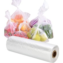  buzdolabı poşeti - 1 kg - 25x35 cm şeffaf gıda rulo - dondurucu & çok amaçlı