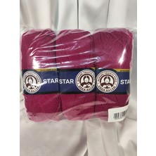 Ören Bayan Star Bordo El Örgü Ipi (3 Adet) - Renk: 103