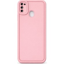 Fenza Samsung Galaxy M21 ve M30S Uyumlu Kamera Çıkıntılı Mat Silikon Telefon Kılıfı