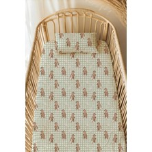 Tba Collection Anne Yanı Beşik Lastikli Çarşaf Seti - 55x95 cm - Kindred Spirits