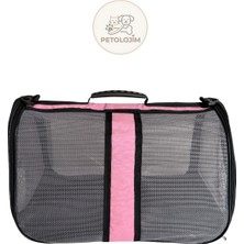 Petolojim Hava Alabilen Kedi Köpek Taşıma Çantası - Uçak Için Uygun