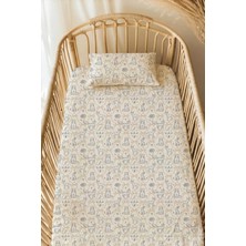 Tba Collection Anne Yanı Beşik Lastikli Çarşaf Seti - 55x95 cm - Forest Tales