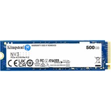 Kingston Nv3 500GB M.2 Nvme SSD (5000-3000MBS)