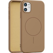 Fenza iPhone 11 Uyumlu Içi Kadife Magsafe Wireless Şarz Özellikli Telefon Kılıfı
