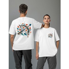 Tasarım Tişört Yay Oversize Unisex