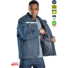 Frekans İş Güvenliği Safesawa Ranger Kapitoneli Kot Mont 3110