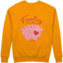 The Lucid Lab Feeling Lucky Sweatshirt - Turuncu