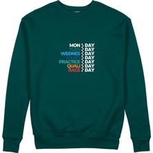 The Lucid Lab Formula 1 / Week Days Sweatshirt - Koyu Yeşil