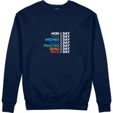 The Lucid Lab Formula 1 / Week Days Sweatshirt - Lacivert