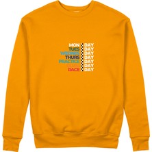 The Lucid Lab Formula 1 / Week Days Sweatshirt - Turuncu